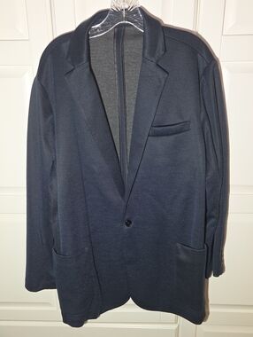 Dapper Boi Heavy Navy Single-Button Sport Coat